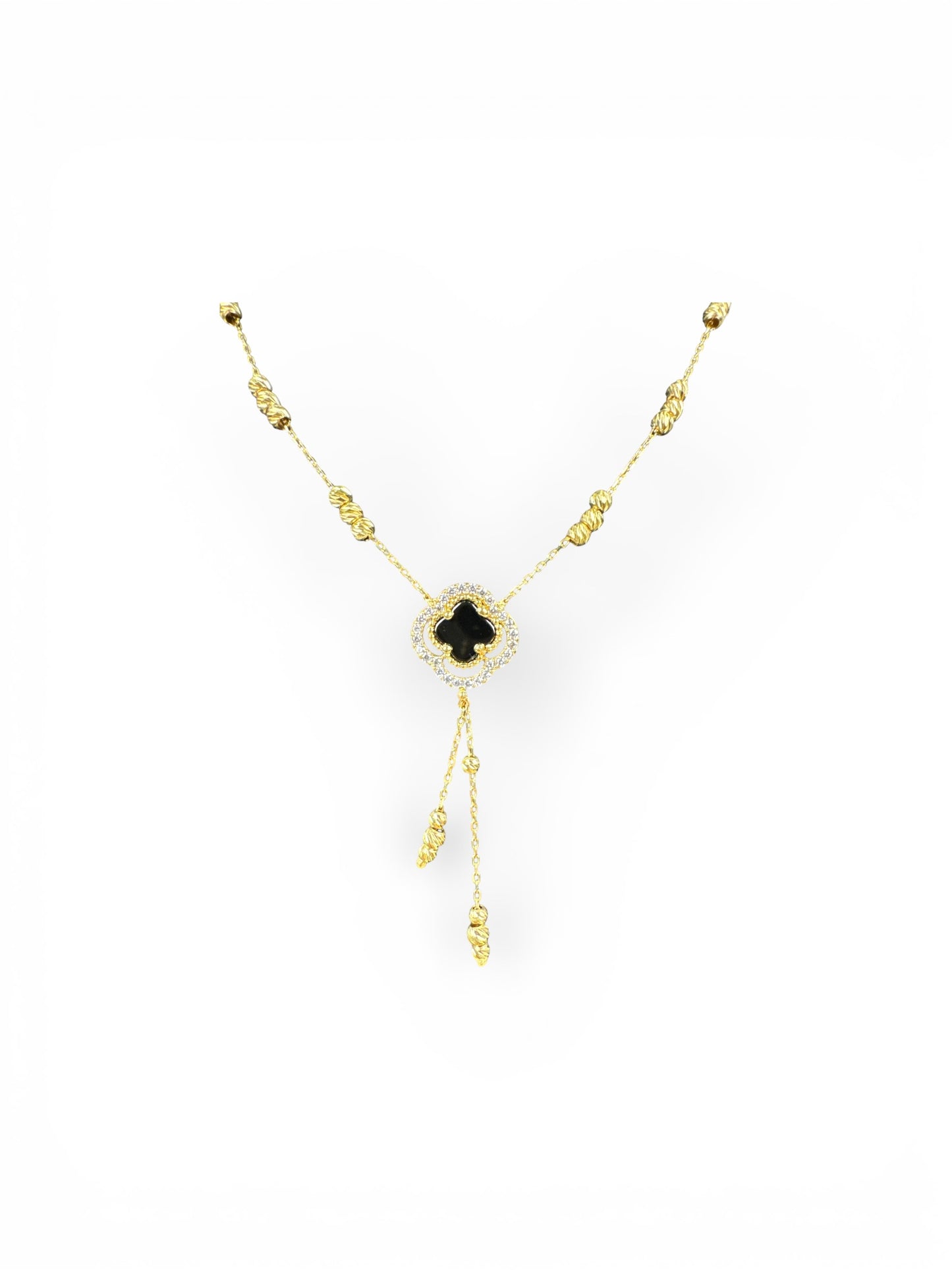 14K Gold Clover Harmony Set