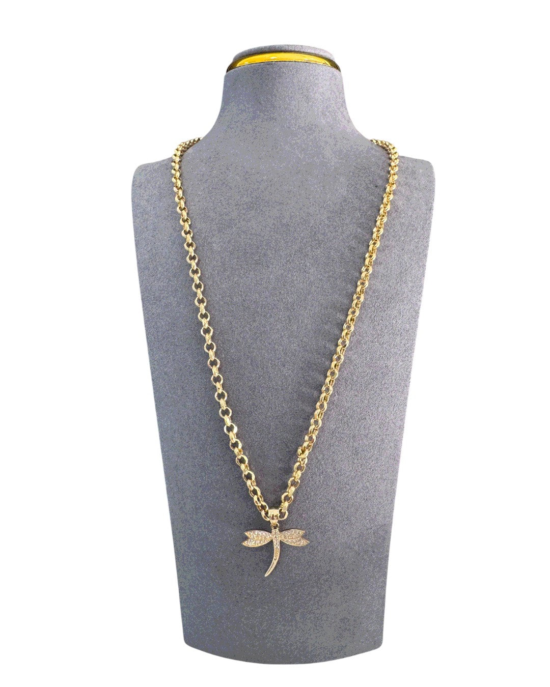 Rolo Chain with Dragonfly Pendant