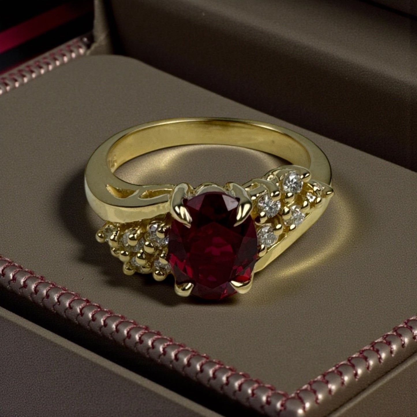 Ruby Ring – Timeless Elegance 14K