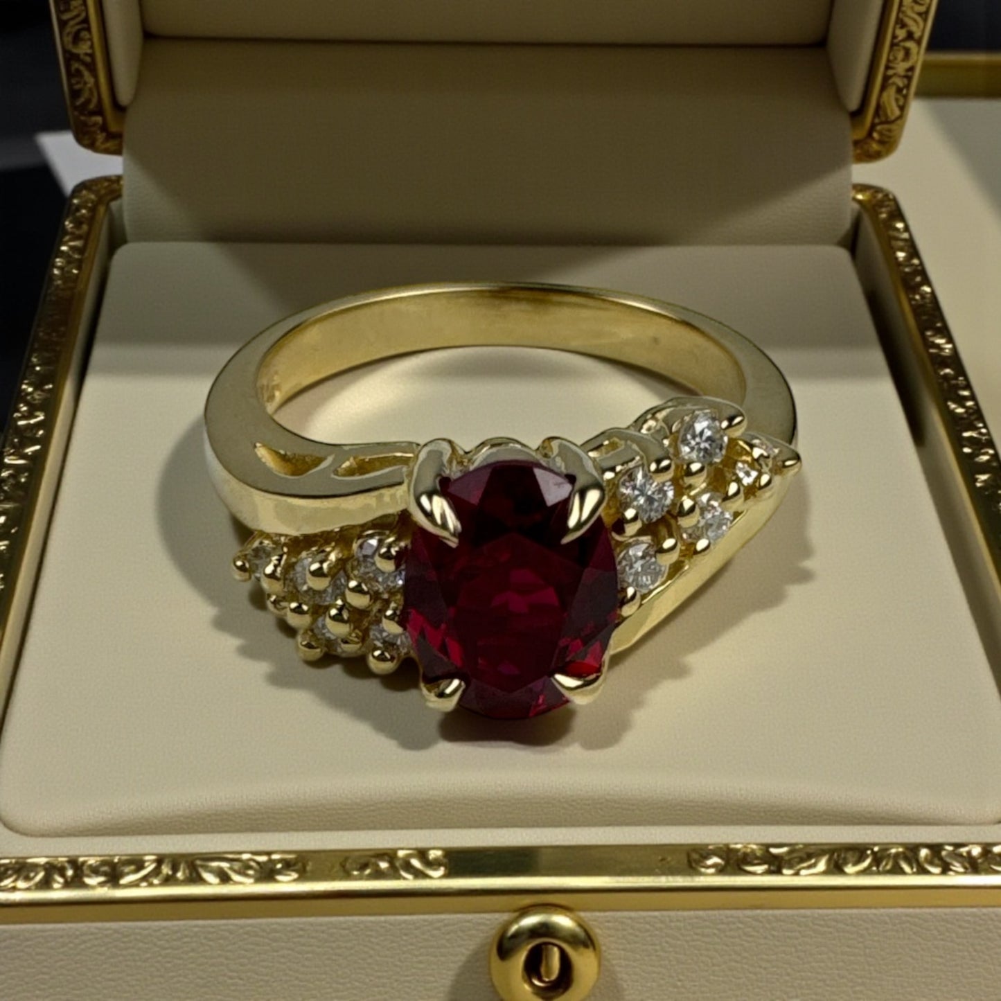 Ruby Ring – Timeless Elegance 14K