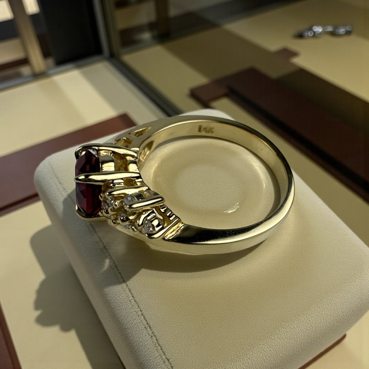 Ruby Ring – Timeless Elegance 14K