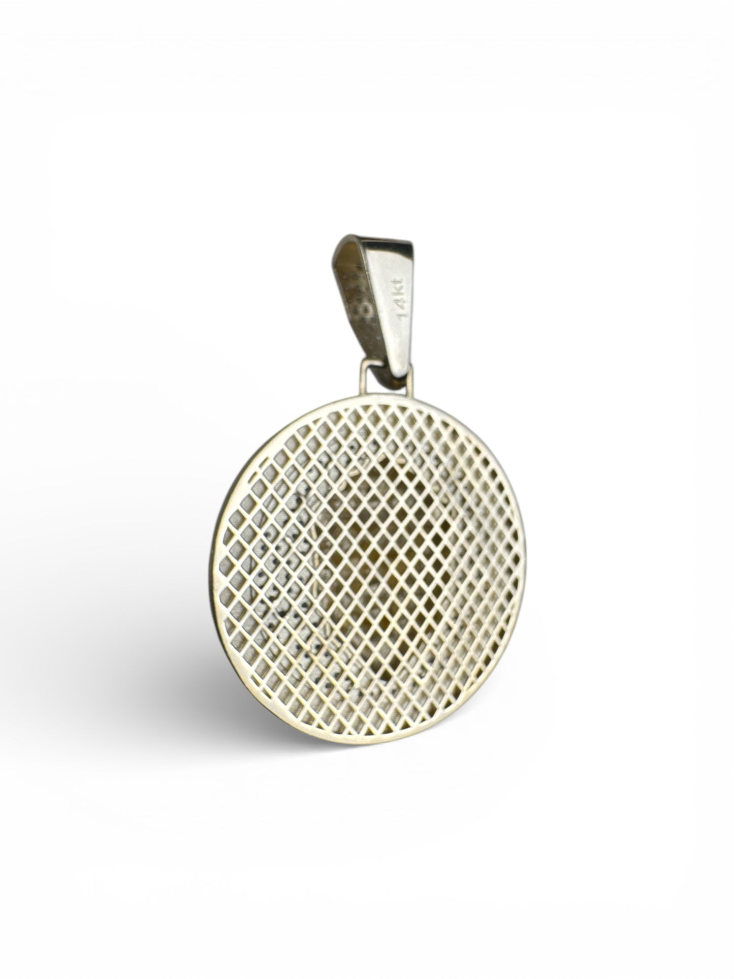 Diamont Cut Chain with Lion Pendant