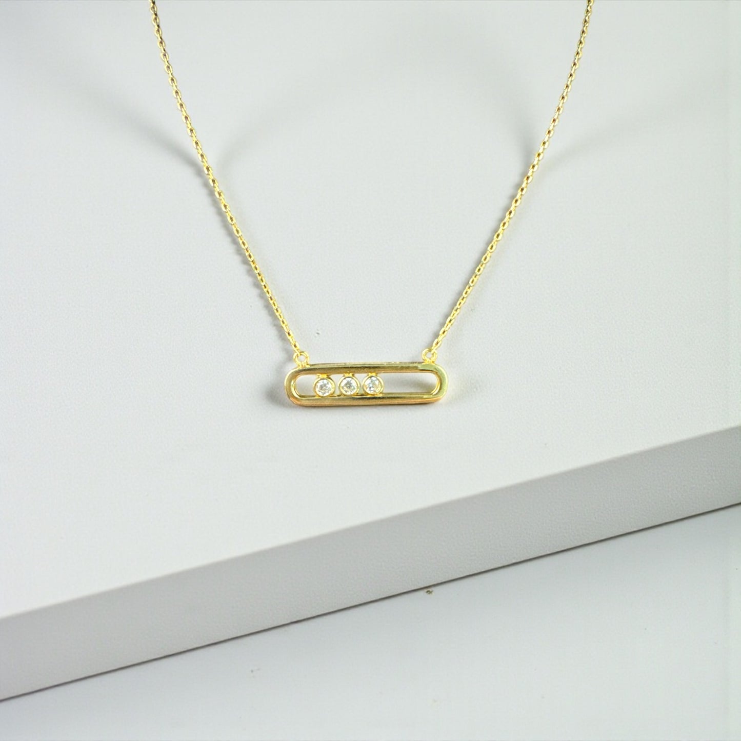 14K Gold Modern Link Elegance Set