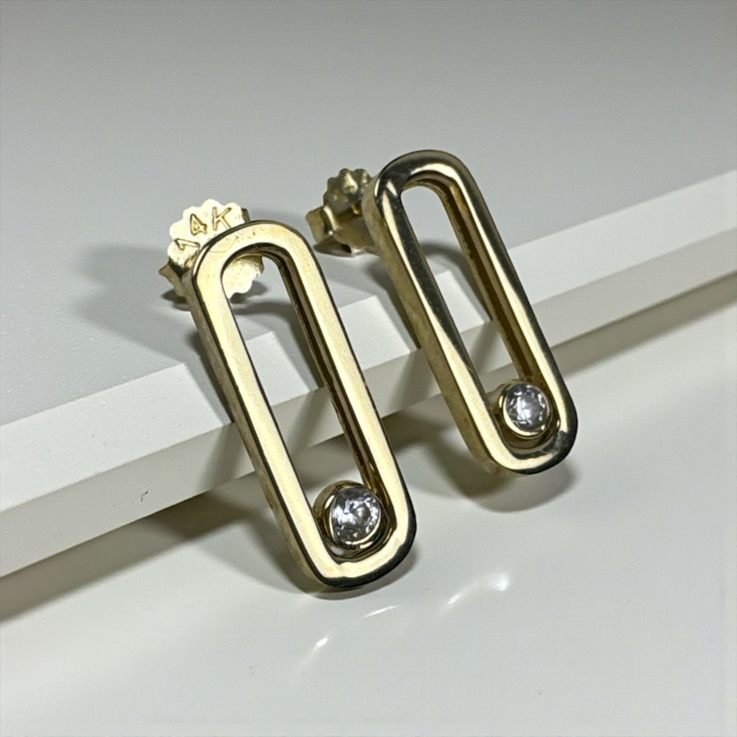 14K Gold Modern Link Elegance Set