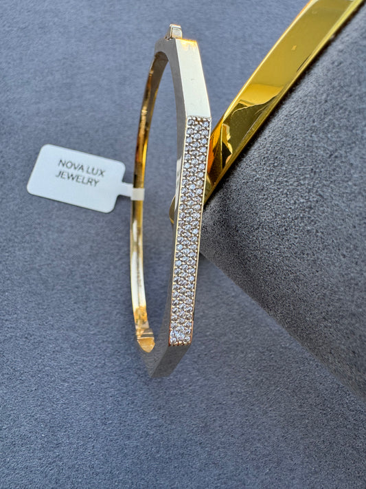 Eternity Bar Bracelet 14K