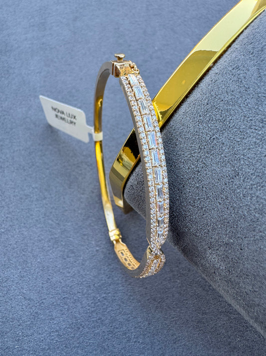 Radiant Line Bracelet 14K